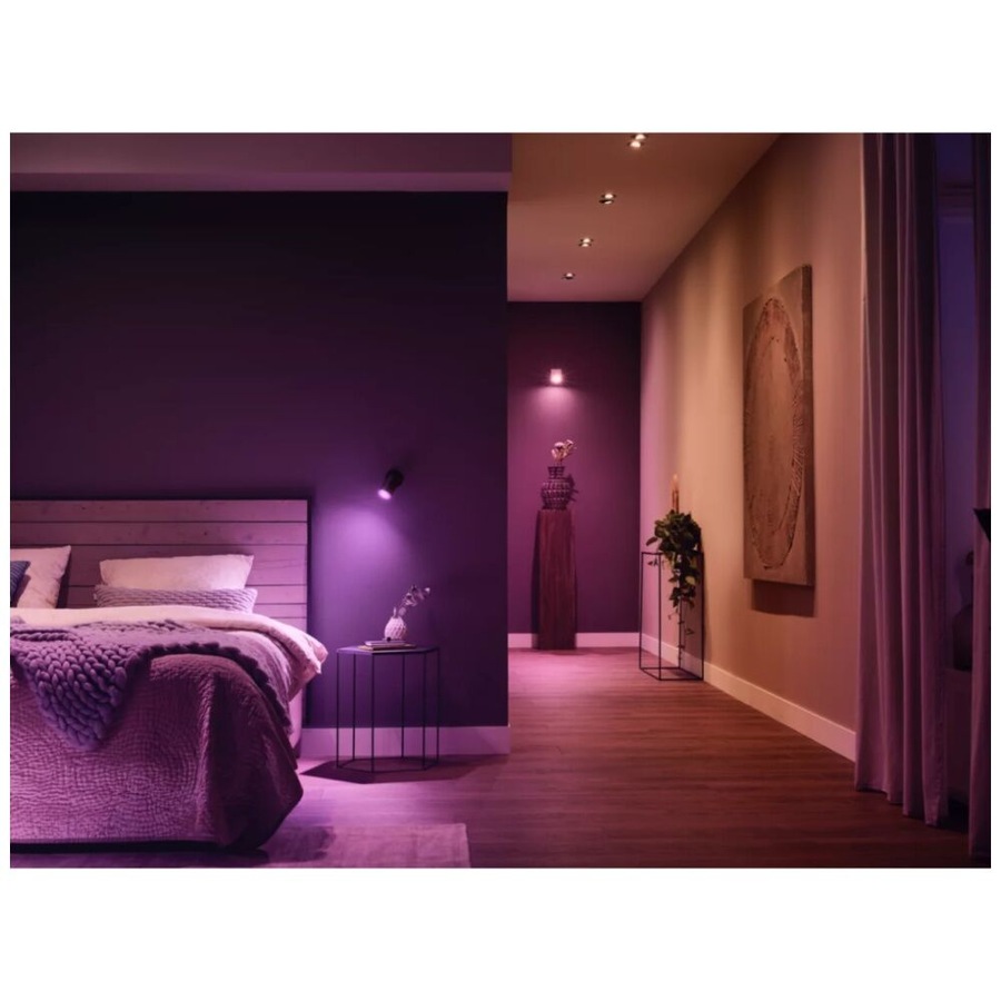 2PK Philips Hue White/Colour Ambience GU10 V3 Smart Lightbulb 5.7W