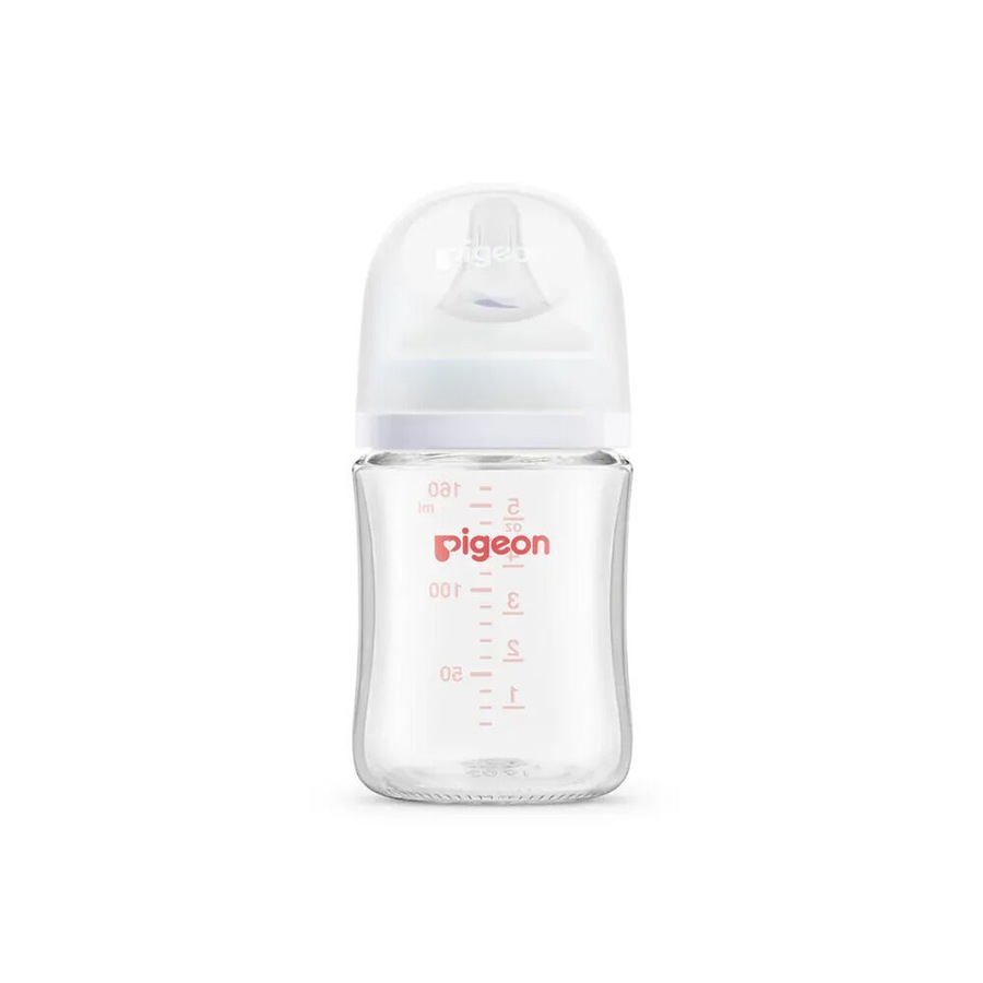 2PK Pigeon SoftTouch BPP Bottle Glass 160ml BPA/BPS Free For Newborn's