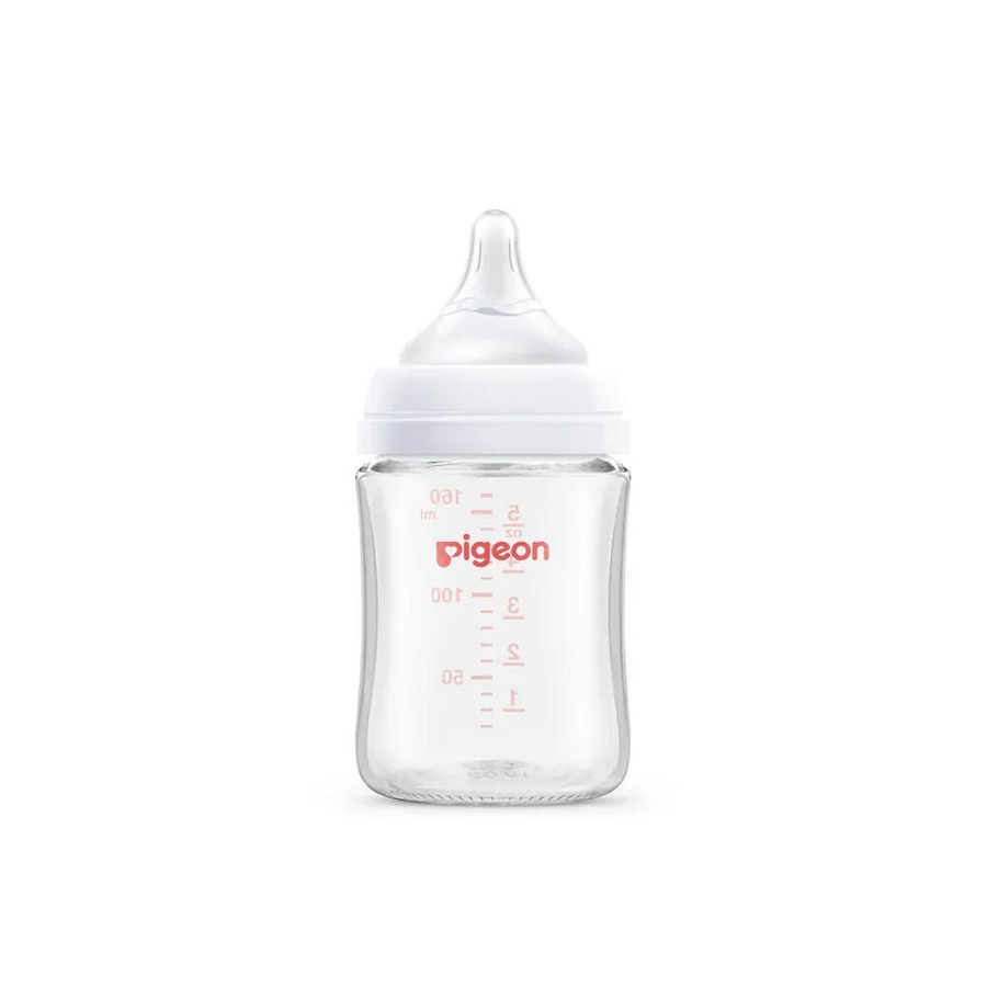 2PK Pigeon SoftTouch BPP Bottle Glass 160ml BPA/BPS Free For Newborn's