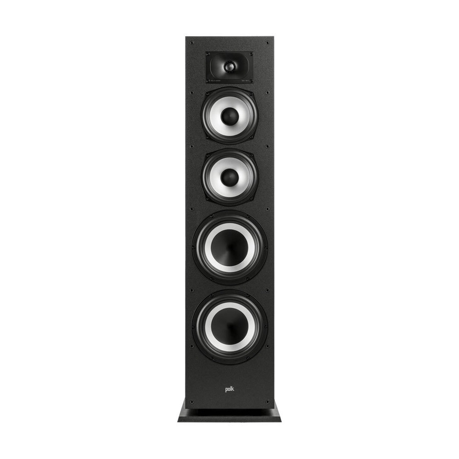 2PK Polk Audio Monitor XT70 High Resolution Floorstanding Speaker Tower Black