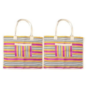 2PK Porto Sol Carry Tote Outdoor Travel Beach Summer Shopping Bag 47x40cm Punch