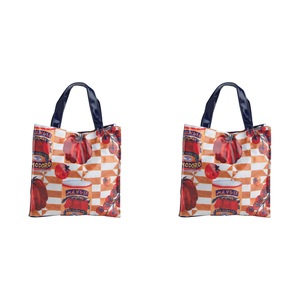 2PK Porto Valentina Cotton Tote Bag Outdoor Travel Carry Handbag Small 25x10cm