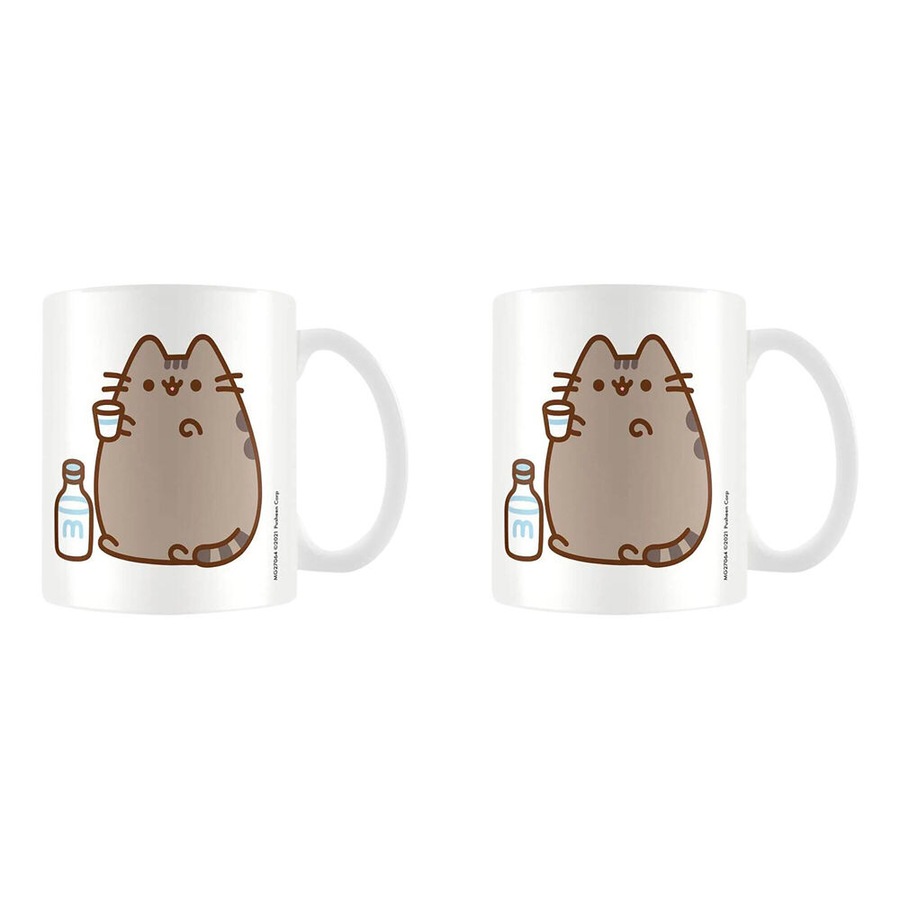 2PK Pusheen Yum Cartoon Cat Coffee Mug 36.3x9.5x11cm White