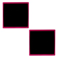 2PK Quartet Basics Chalkboard 350x350mm Memo Notes Learning Board Pink