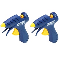 2PK Rapid Cordless Glue Gun EG Point Heating Hot Melt Craft Tool Repair Blue