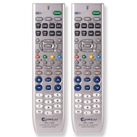 2PK Sansai 8 in 1 Universal Remote Controller w/ Learning/Memory Function TV/DVR