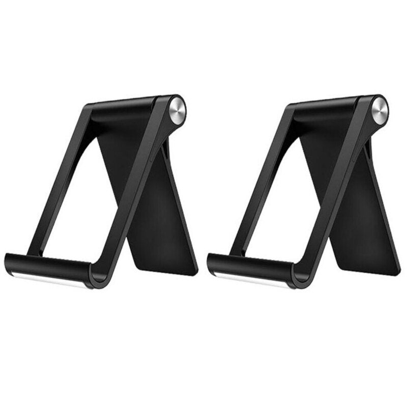 2PK Sansai Multi-angle Desk Stand/Holder for Smartphones/Tablets 3.5-11" Black