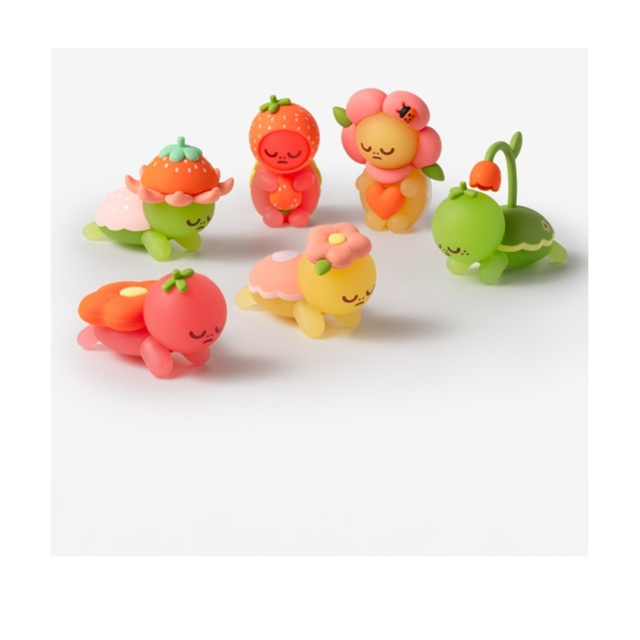 2PK Smoko Kawawa Turtles Blind Box Toy Collectable Figurine 15Y+ Assorted