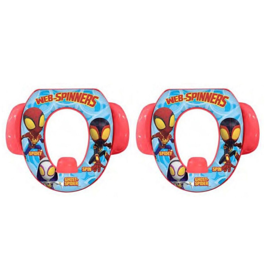 2PK Spiderman Soft Padded Potty Seat w/ Guard Kids/Children Toilet Training