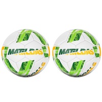 2PK Summit Australia Matilda Size 5 Soccer Ball Sports Football Training White