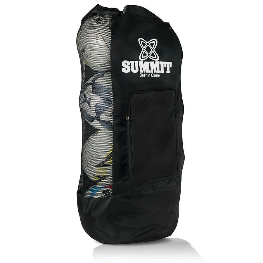 2PK Summit Heavy Duty Mesh Ball Bag Holds 8 Soccer Balls Durable Portable Sports