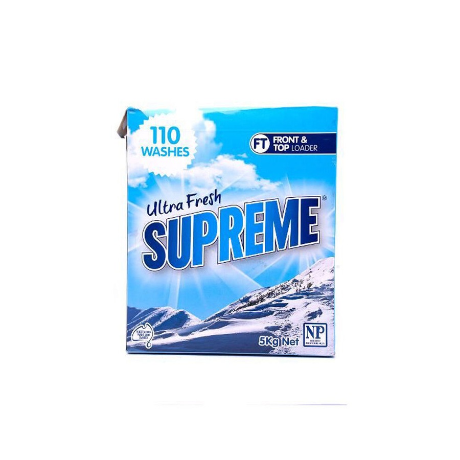 2PK Supreme Laundry Powder Ultra Concentrated Washing Detergent Stain Clean 5kg