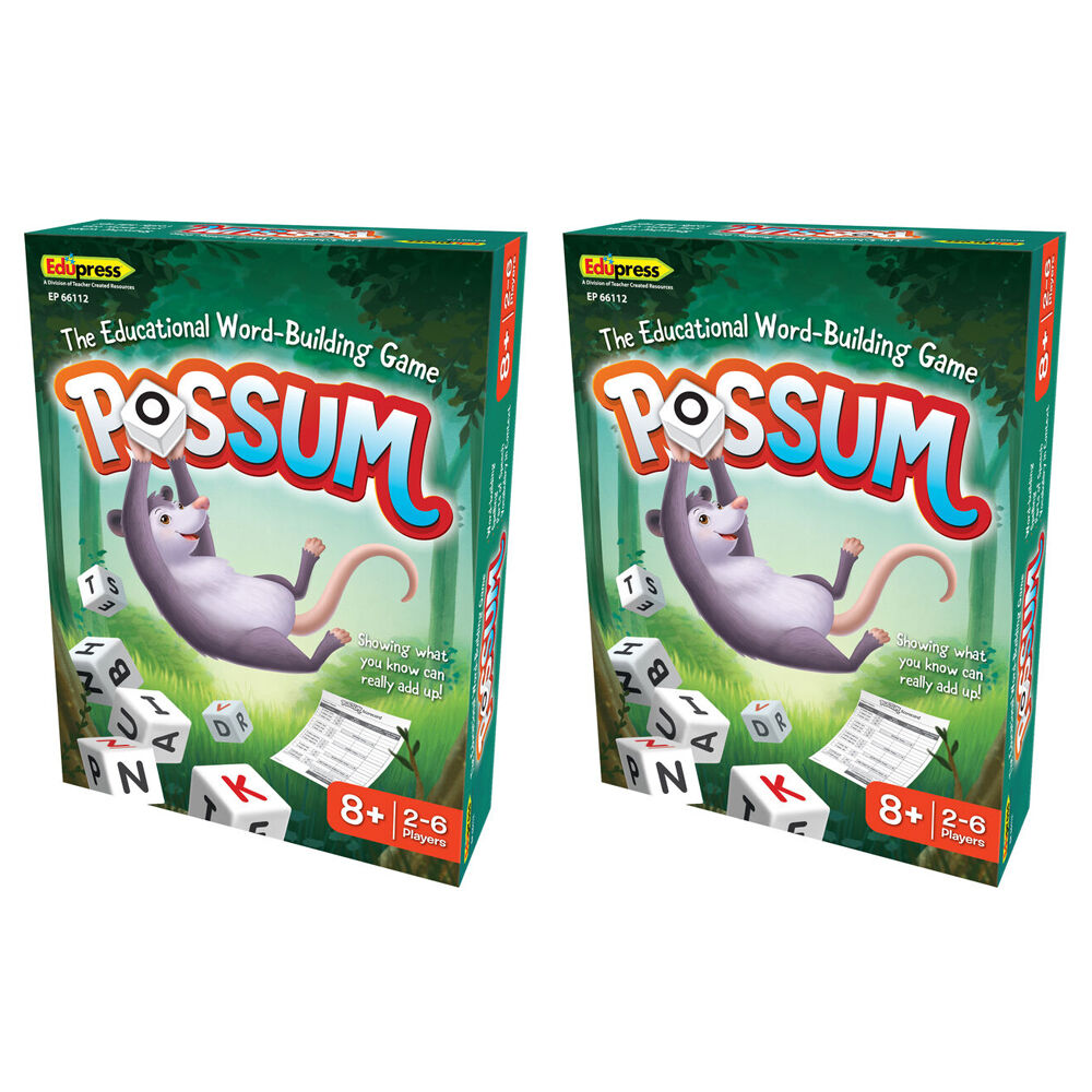 Buy 2PK Teacher Created Resources Possum Dice Word Game Kids ...