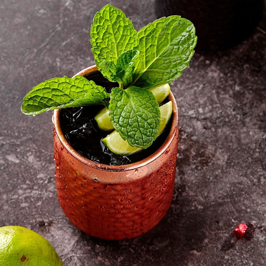 2PK Tempa Spencer Hammered 400ml Tumbler/Mugs Stainless Steel Modern Copper