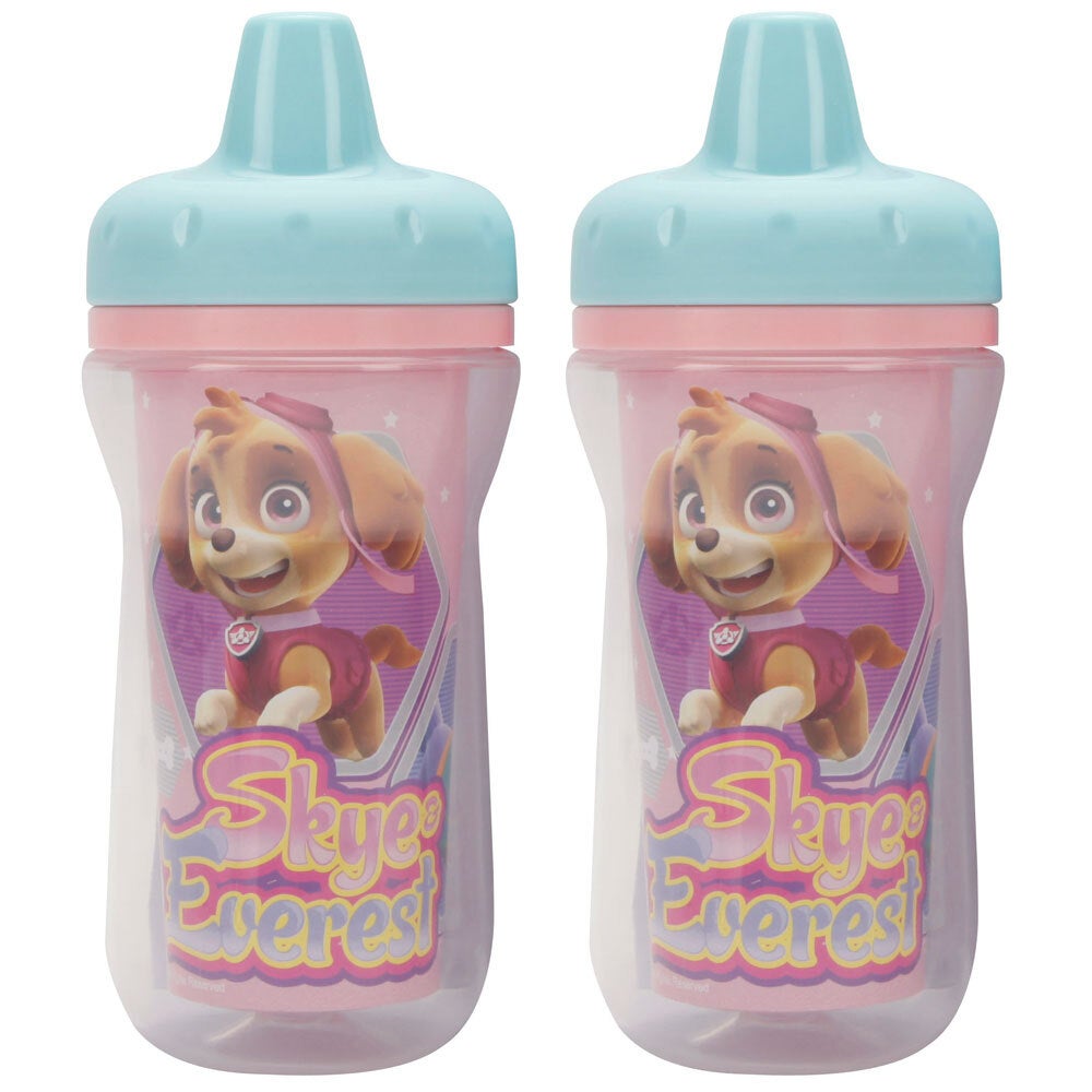 2PK The First Years Paw Patrol Insulated Sippy 266ml Drinking Cup Baby 9m+ Skye