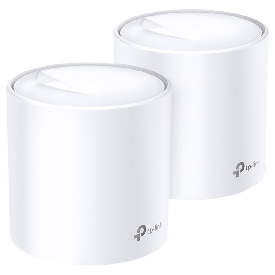 2PK TP Link Ax3000 Deco X60 2.4/5GHz Wireless Whole Mesh Home Wi-Fi System White