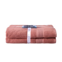 2PK Ultimate Alanya Turkish Cotton Bath Sheet/Towel 550Gsm highly absorbent Clay