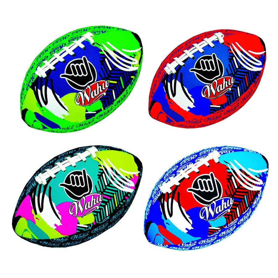 2PK Wahu Mini Footy Neoprene Inflatable Football Toy Kids/Children 6y+ Assorted