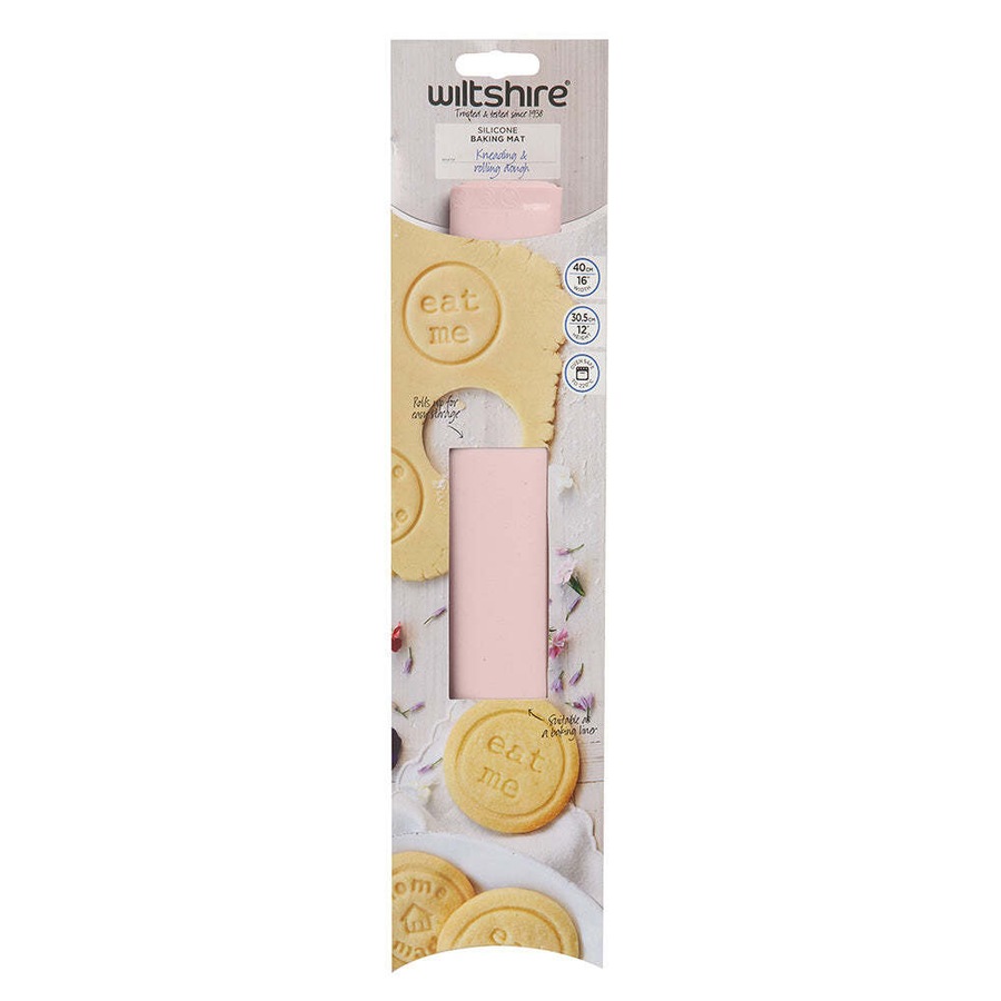 2PK Wiltshire Reusable Silicone Non-Stick Oven Safe Baking Mat 40.5x30.5cm