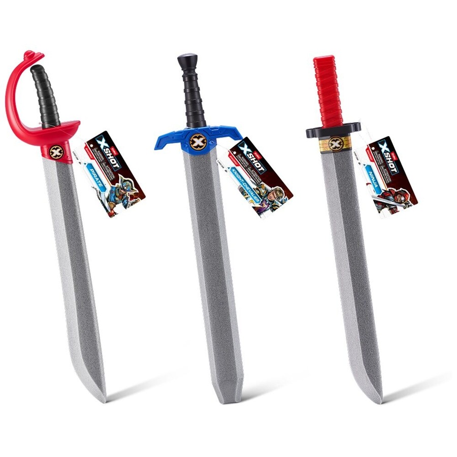 2PK Zuru Xshot Foam Sword Action Figure Kids/Children - 3y+ Assorted