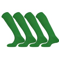 2PR Mitre Mercury Plain Football Sports Boy Socks Euro 30-35 UK 12-2 Emerald