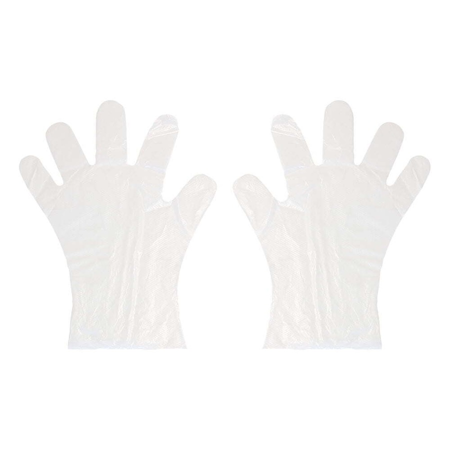 2x 100pc Eco Basics Compostable/Disposable Food Handling/Preparation Gloves L