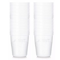 2x 10pc Philips Avent Via Cups Breastmilk Sterile Storage Container 180ml