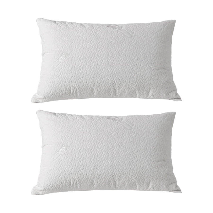 2x 2pc Jason Coolmax Waterproof Pillow Protector Moisture Wicking Fabric 48x73cm
