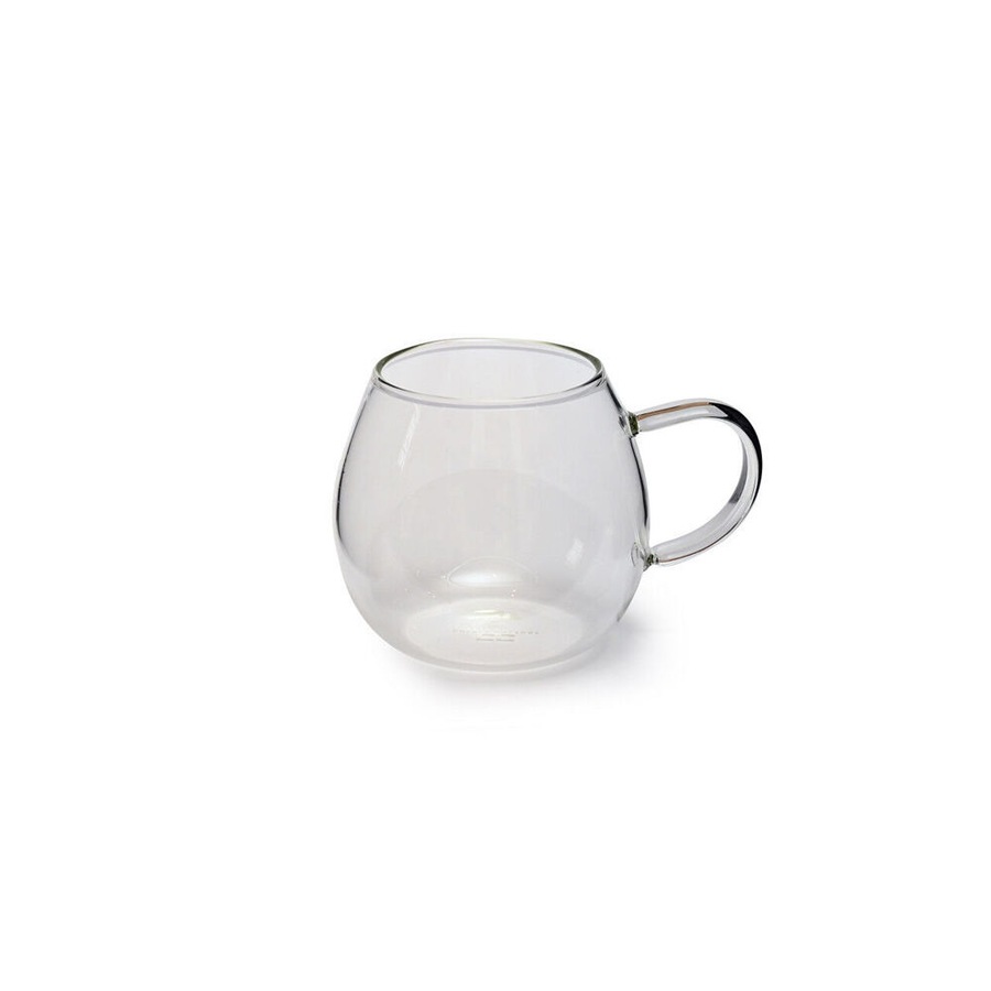 2x 4pc Coffee Culture Deca 380ml Glass Single Wall Hot/Cold Drink Mug Set Clear