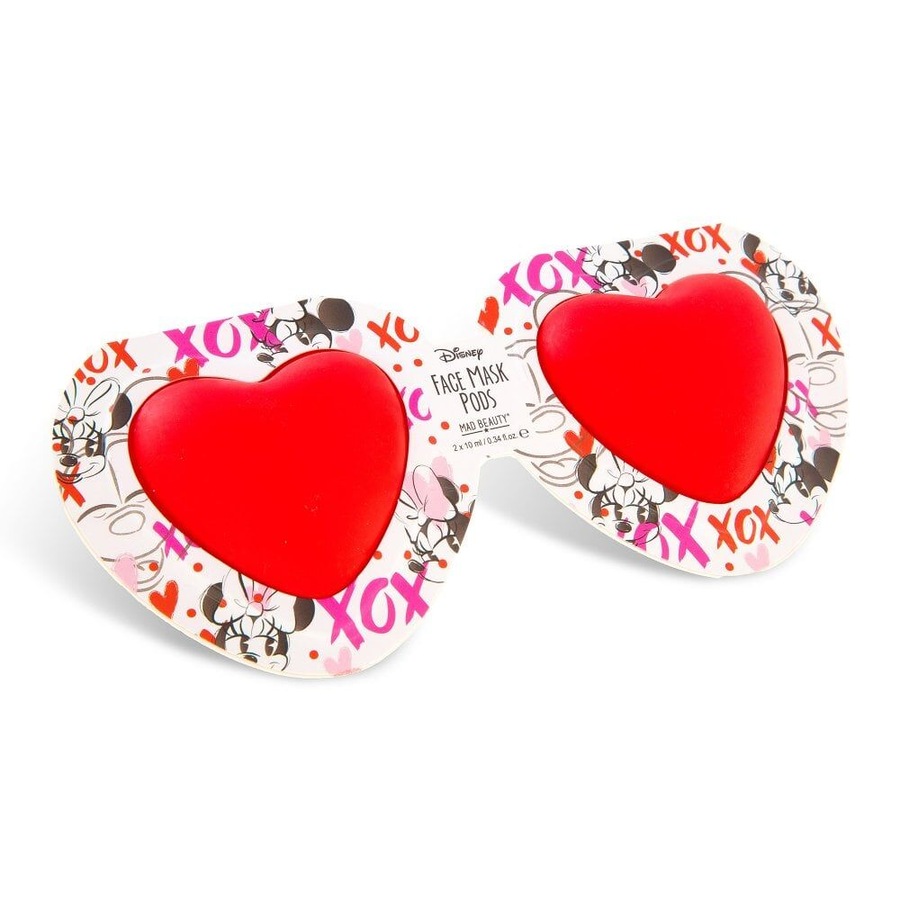2x 8pc Disney Minnie & Mickey Mouse Totally Devoted Face Mask Pods 20ml Red