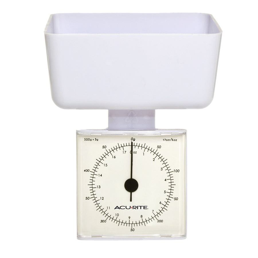 2x Acurite Diet Analogue Scales 5g/500G White Home Kitchen Cooking Instrument
