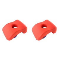 2x Annabel Trends Elevated Breathe Easy Beach Pillow 30x23cm Memory Foam Coral