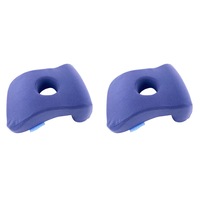 2x Annabel Trends Elevated Breathe Easy Beach Pillow 30x23cm Memory Foam Navy