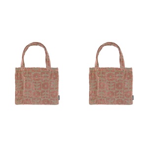 2x Bambury HiLo Tote Bag Bloom Travel/Shopping Carry All Handbag 48x38cm Toffee