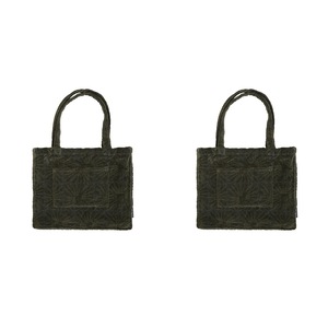 2x Bambury HiLo Tote Bag Dandy Travel/Shopping Carry All Handbag 48x38cm Khaki