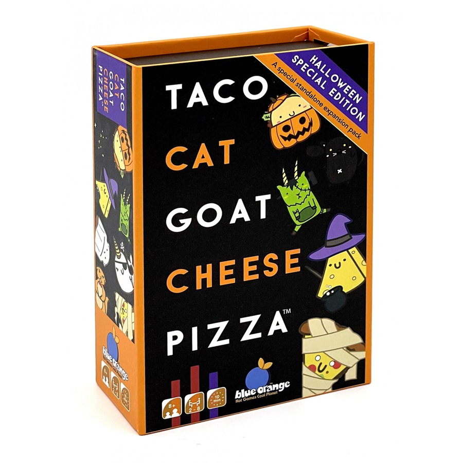 2x Blue Orange Games Taco Cat Goat Cheese Pizza Card Game Halloween Edition