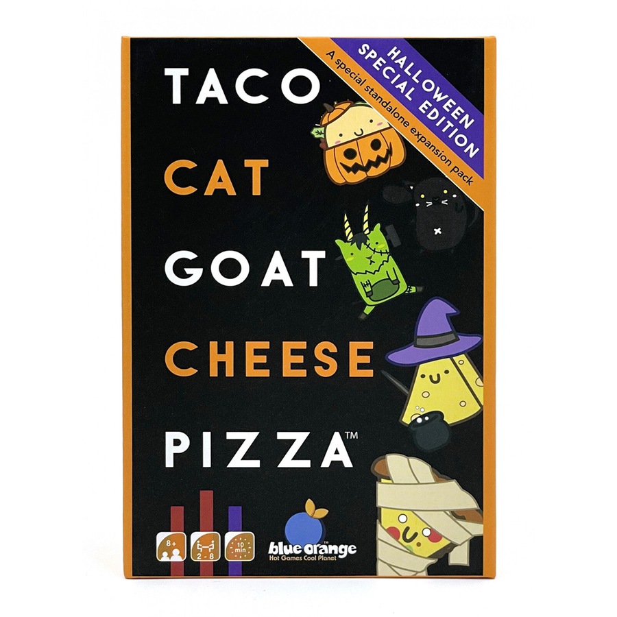 2x Blue Orange Games Taco Cat Goat Cheese Pizza Card Game Halloween Edition