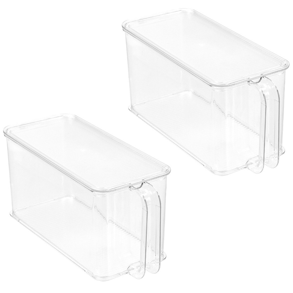 Buy 2x Boxsweden Crystal Easy Access Storer w/Lid 4.5L Stackable ...