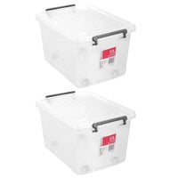 Brilliant Basics Clear Storage Container - 36L