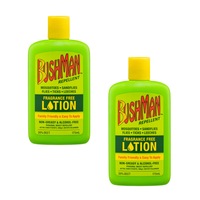 2x Bushman Bushman Fragrance & Alcohol Free Lotion Camping Accesories 175Ml