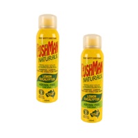 2x Bushman Bushman Naturals Insect Repellent Camping Outdoors Accesories 145Ml 