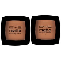 2x BYS 7g Matte Bronzing Powder Silky Smooth Velvet Face/Cheek Makeup Cosmetics