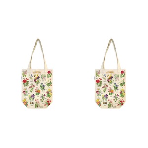 2x Cavallini Cotton Tote Bag Shopping Carry Handbag 33x40cm Language of Flowers