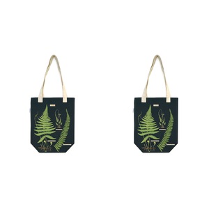 2x Cavallini Cotton Tote Bag Travel/Shopping Carry All Handbag 33x40cm Ferns