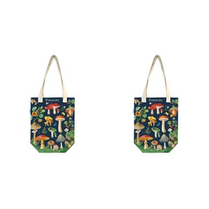 2x Cavallini Cotton Tote Bag Travel/Shopping Carry All Handbag 33x40cm Foraging