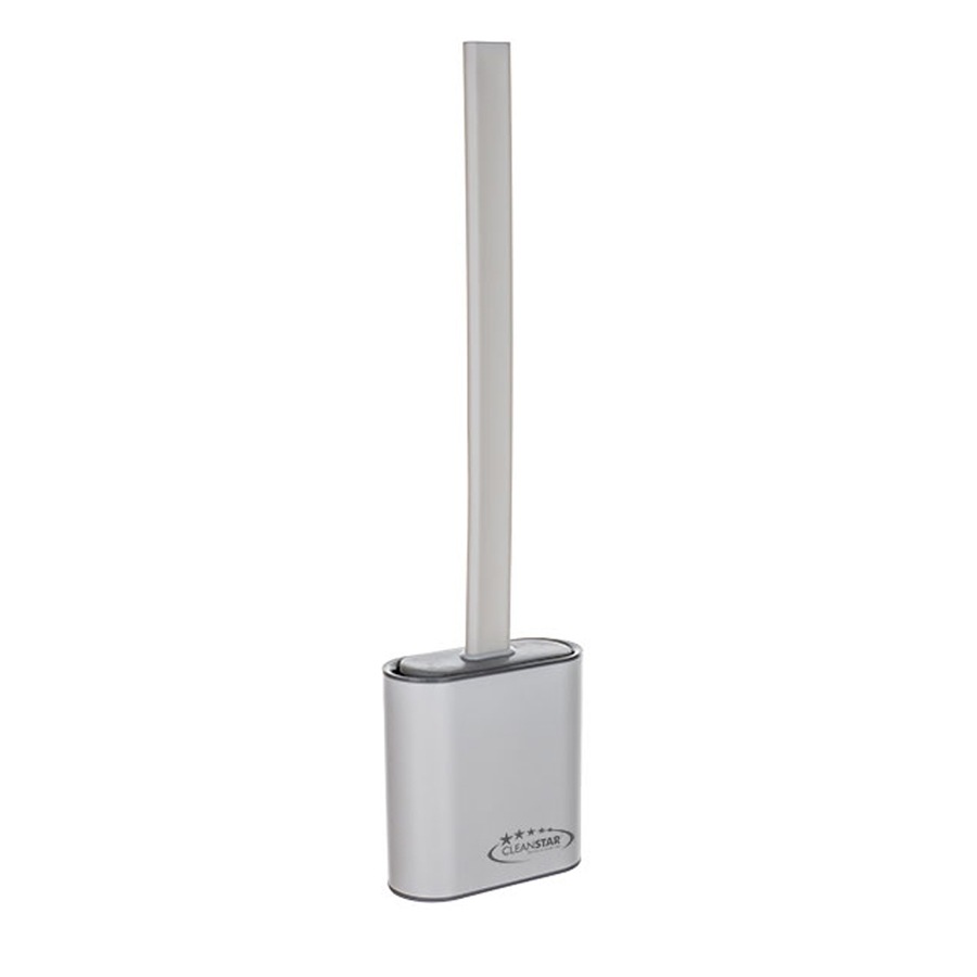 2x Cleanstar Flexible Silicone Toilet/Bathroom Multi-Purpose Cleaning Brush 36cm