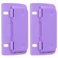 2x ColourHide Bindermate 2 Round Hole Punch Maker Paper Puncher f/File Binder PL