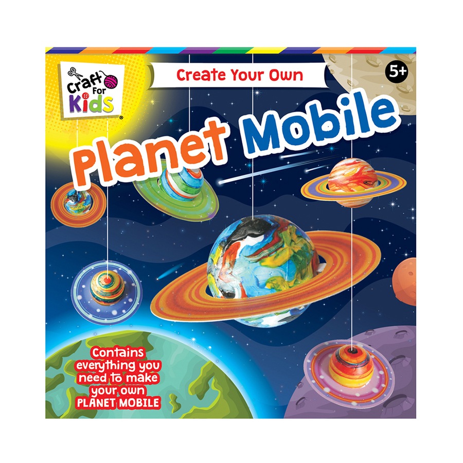 Buy 2x Craft For Kids Create Your Own Planet Mobile DIY Children Art ...