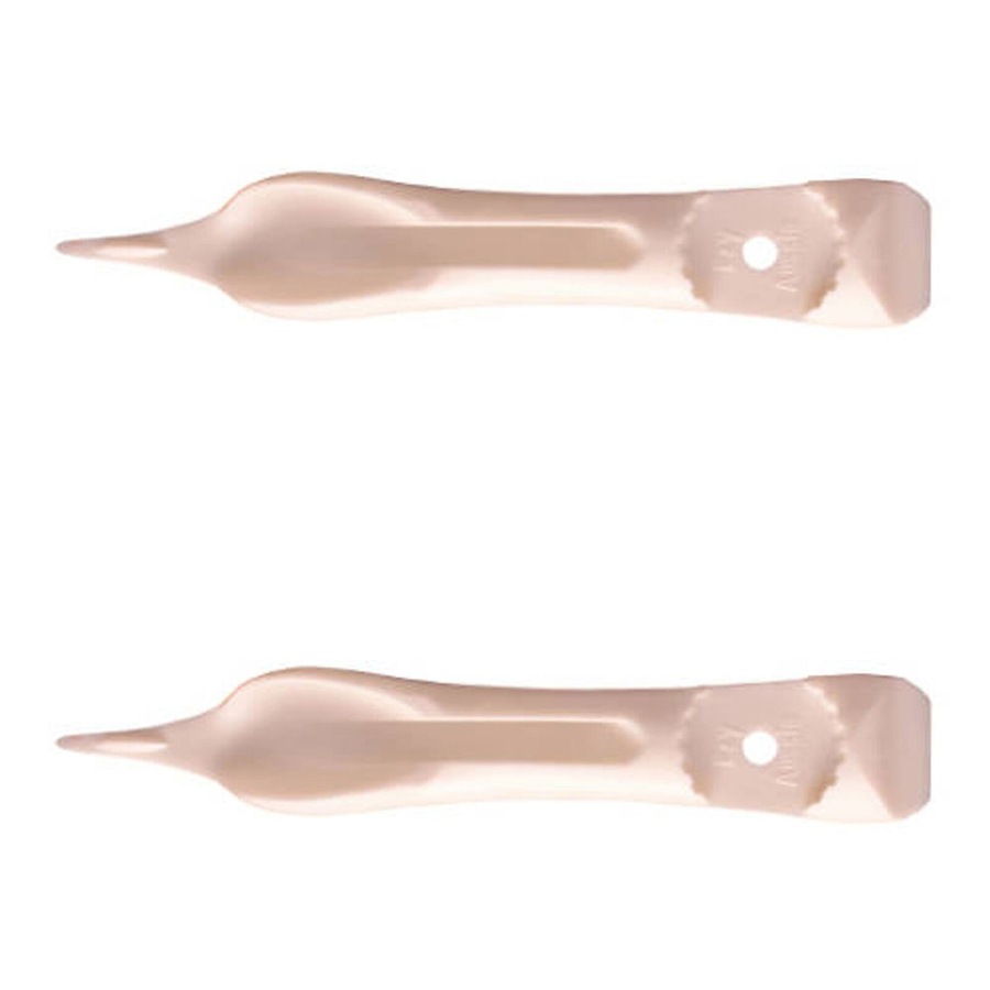 2x Cuisena Ezy-Aussie Prawn Peeler Mess-Free Shrimp Opener Kitchen Utensil White