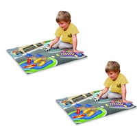 2x Disney Pixar Toy Story 80x70cm Megamat Playmat Kids 3y+ w/Vehicle Asst